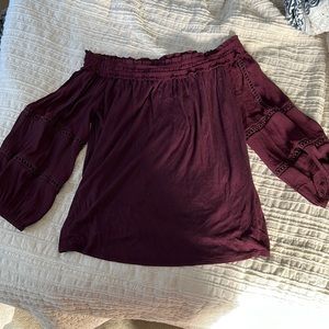 Off the shoulder top